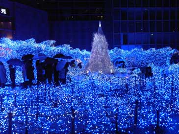 カレッタ汐留のイルミネーション